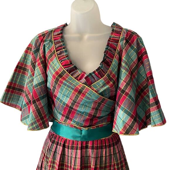 70’s Vintage Pat Sandler Leonard Sunshine Saks Fifth Ave Gown Sz 8 (Modern 4/6) - Picture 2 of 10